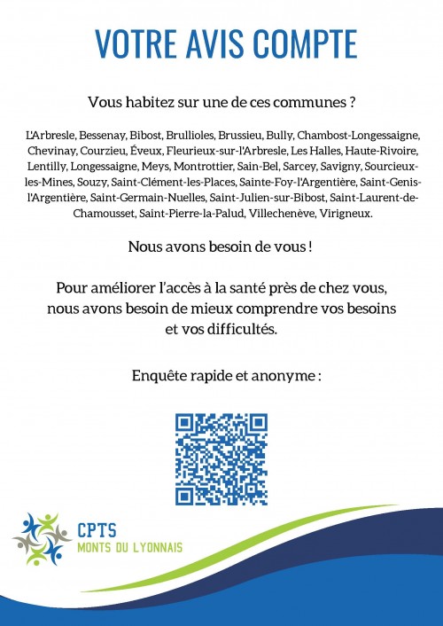 Participez à l’enquête santé du territoire