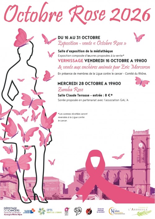 Octobre Rose : L’Arbresle se mobilise
