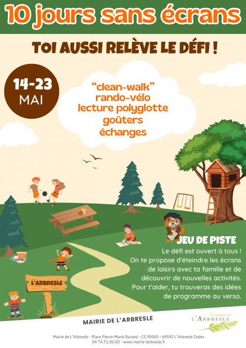 Défi 10 jours sans écrans ! 