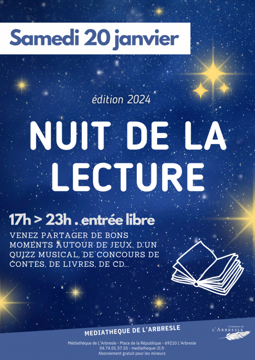 Nuit de la Lecture 2024
