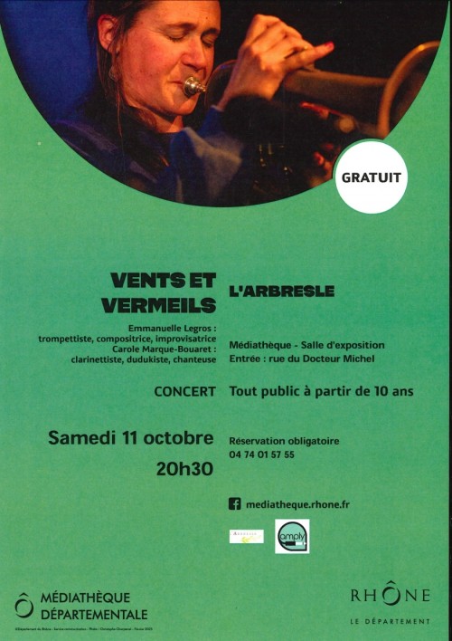 Spectacle : "Vents et Vermeil"