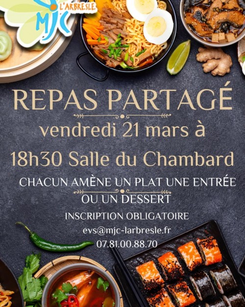 Repas Partagé à L'Arbresle !
