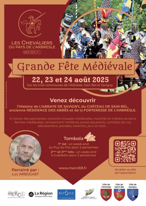 GRANDE FÊTE MÉDIÉVALE - 22, 23 ET 24 AOÛT 2025