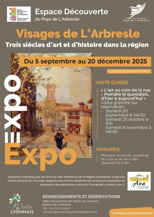 Visages de L'Arbresle, Trois siècles d'art et d'histoire dans la région