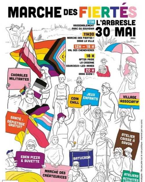 2ème Marche des fiertés rurale à L'Arbresle