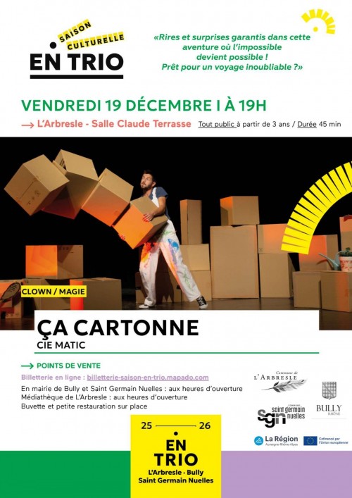 "ÇA CARTONNE" : spectacle de noël gratuit