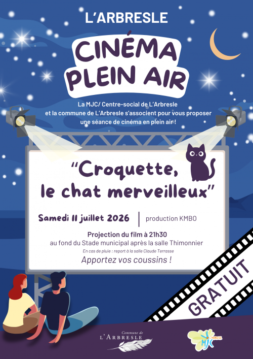 Une séance de cinéma en plein air gratuite