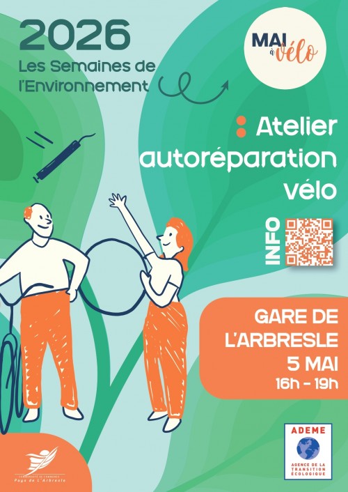 Atelier de réparation de vélo de la CCPA