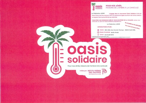OASIS SOLIDAIRE : UN ESPACE FRAÎCHEUR POUR LES SENIORS