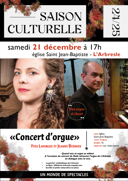 CONCERT D'ORGUE ET CHANT