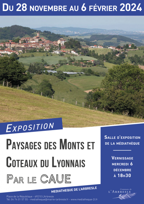 Exposition : "Paysages Monts et Coteaux du Lyonnais"