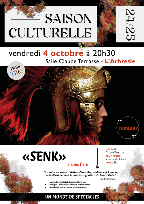 Spectacle humour : "SENK" de Laura Calu
