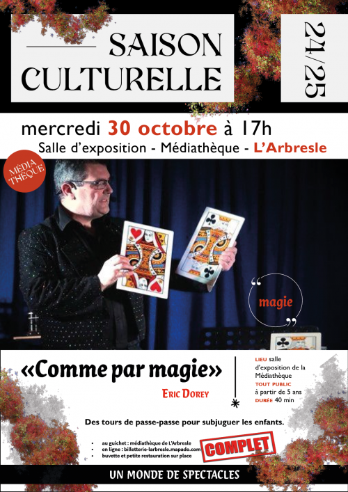 Spectacle : "Comme par magie"