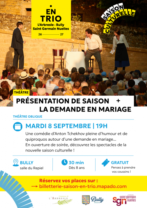 En Trio : découvrez la saison culturelle 2026/2027
