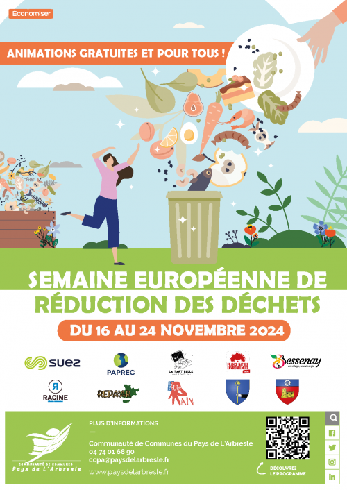 Semaine Européenne de Réduction des Déchets 2024 au Pays de L’Arbresle 