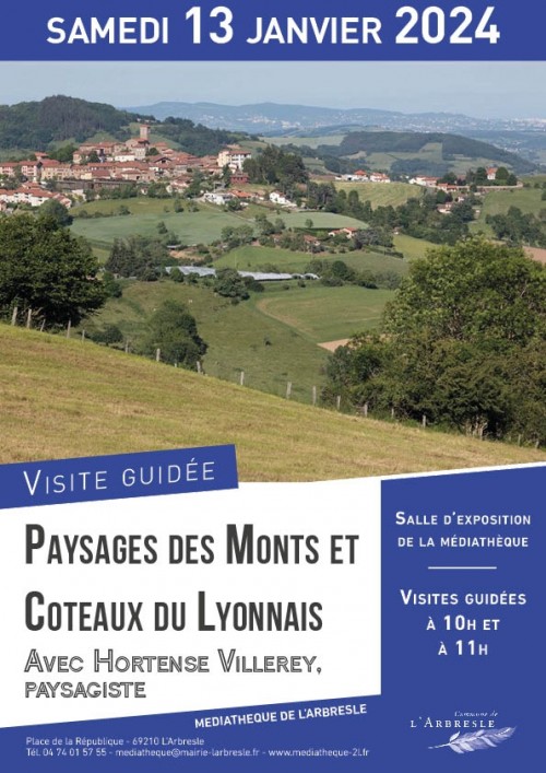 Visites guidées : exposition monts et coteaux du Lyonnais 