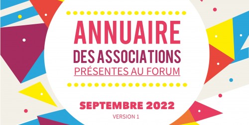 Annuaire des associations présentes au forum 2022