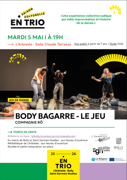 "Body Bagarre - Le jeu" : spectacle de danse de la Compagnie Rô