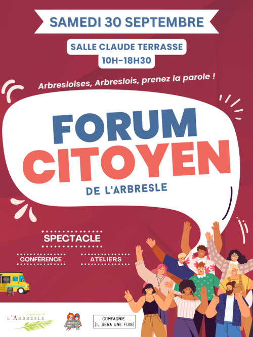 FORUM CITOYEN DE L'ARBRESLE 2ème EDITION