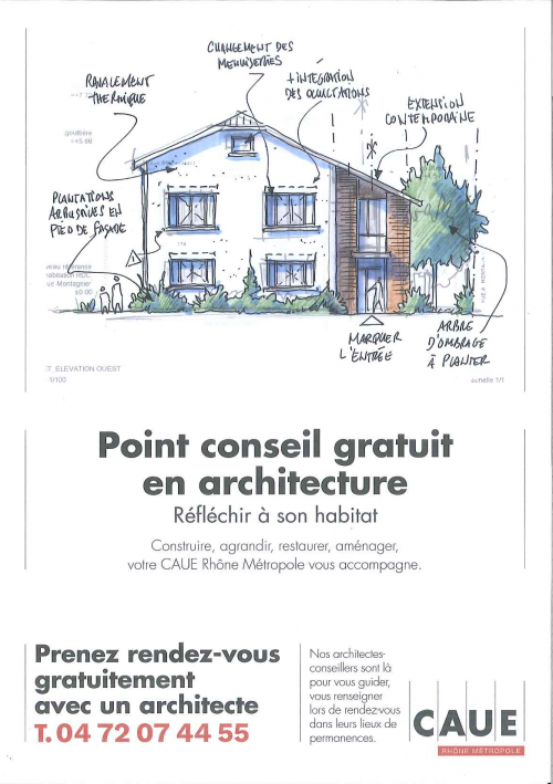 Point conseil gratuit en architecture