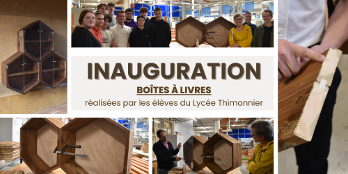 Inauguration des boîtes à livres à L'Arbresle !