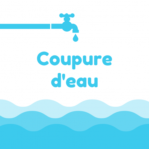 Coupures d'eau route de Paris le 14/03