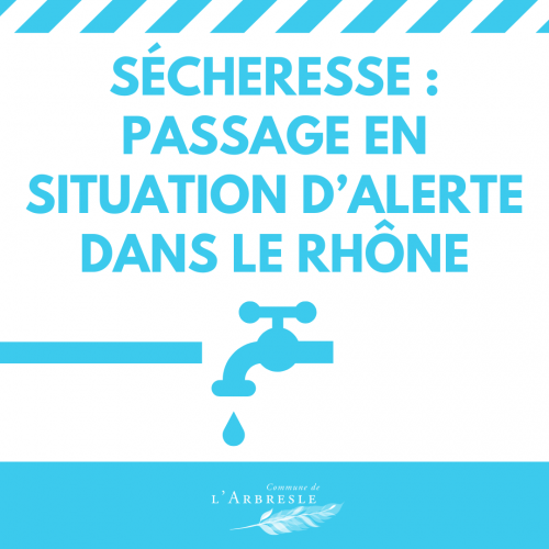 Sécheresse : passage en situation d’alerte dans le Rhône