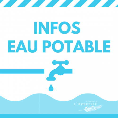 INFORMATION - EAU POTABLE