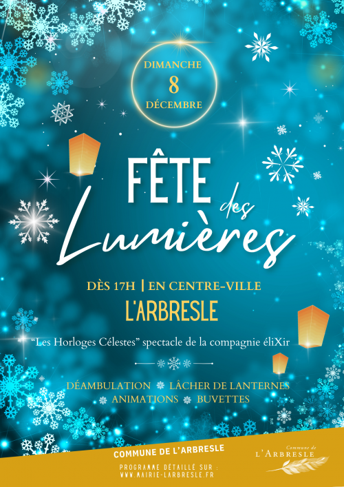 Fête des Lumières 2024 à L'Arbresle !