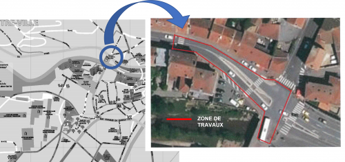 Info travaux : réfection de la chaussée sur la RN7 au carrefour du Cheval Blanc 
