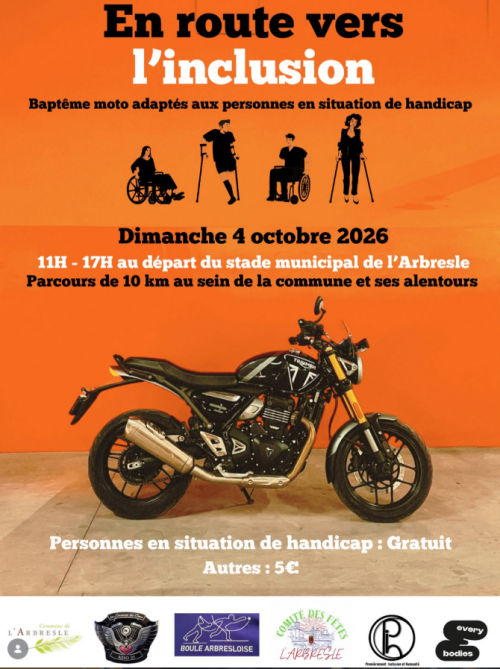 Moto et Inclusion : une journée autour de la moto accessible à tous