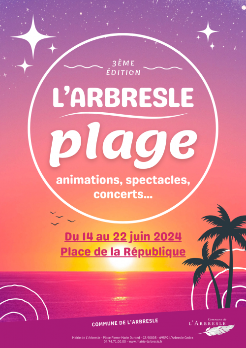 L'Arbresle Plage : 3ème édition ! 