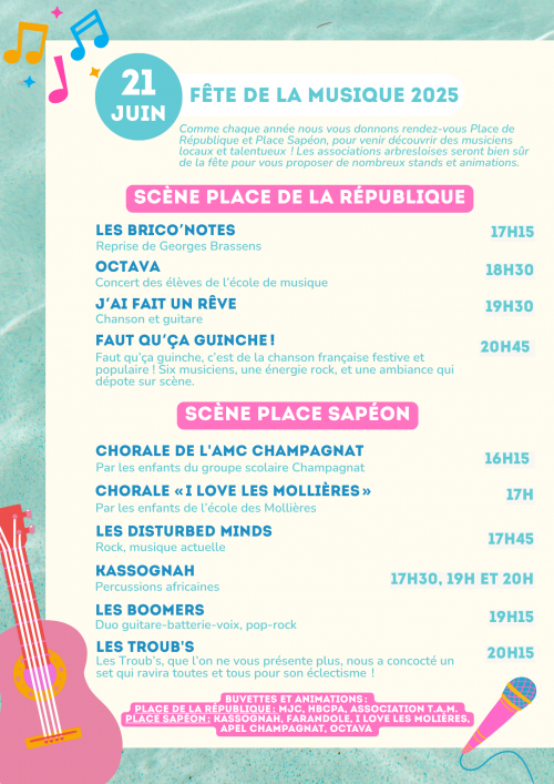 Fête de la musique 2025 !