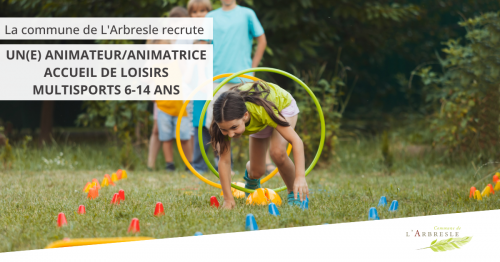 On recrute : un(e) animateur/animatrice accueil de loisirs 