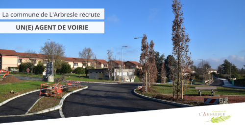 On recrute : un(e) agent de voirie