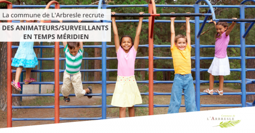 On recrute : des animateurs/surveillants en temps méridien