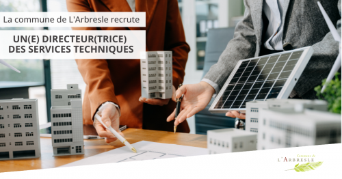 La Mairie de L'Arbresle recrute : Directeur.rice des Services Techniques