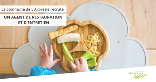 On recrute : un(e) agent de restauration et d'entretien