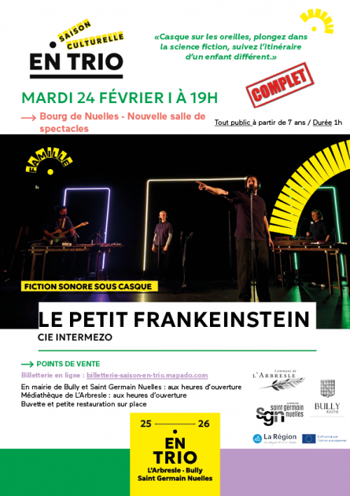 "LE PETIT FRANKEINSTEIN" : Fiction sonore sous casque par CIE Intermezo