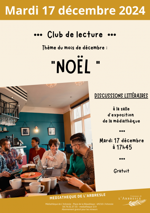 Club de lecture / Thème : "Noël"