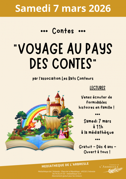 Voyage au Pays des Contes