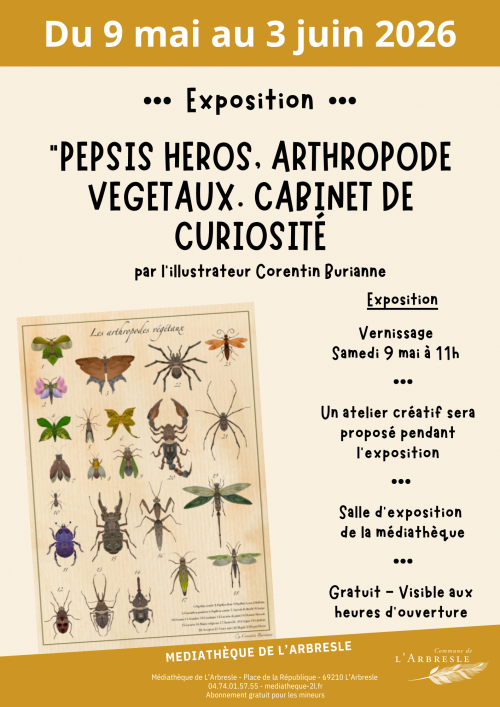 Nouvelle exposition à la médiathèque