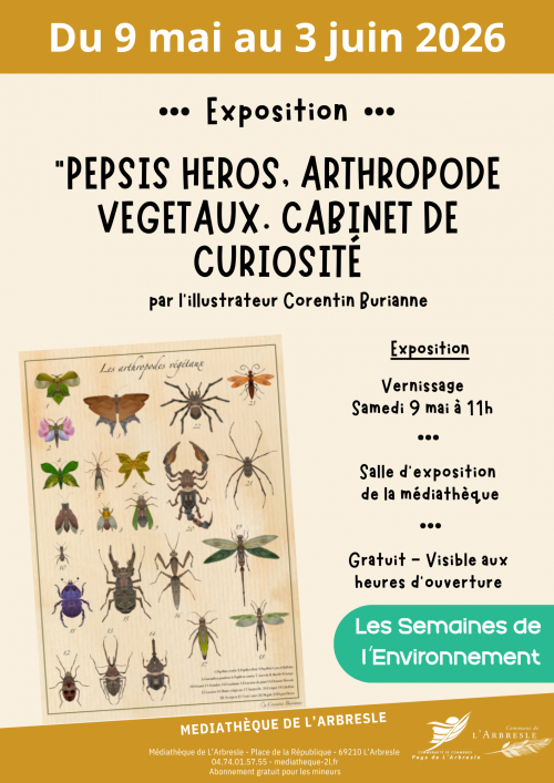 Nouvelle exposition à la médiathèque
