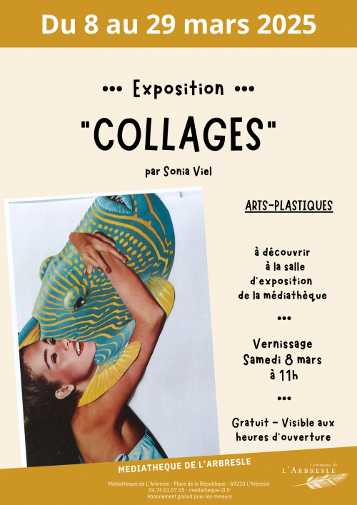 Exposition : "Collages" par Sonia Viel