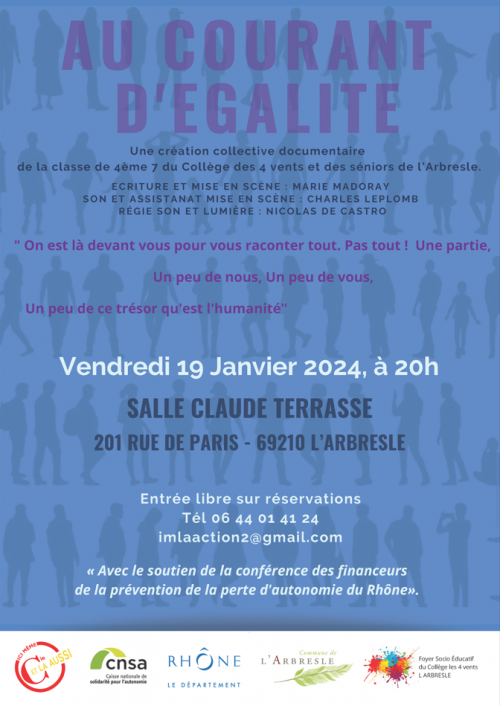 Pièce de théâtre intergénérationnelle