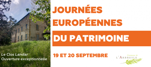 Journées Européennes du Patrimoine 2026