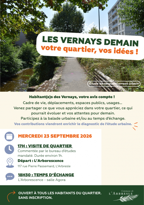 Les Vernays demain : votre quartier, vos idées !