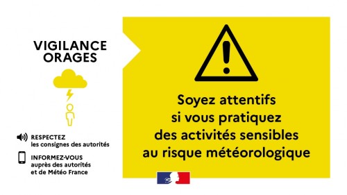 VIGILANCE JAUNE ORAGES