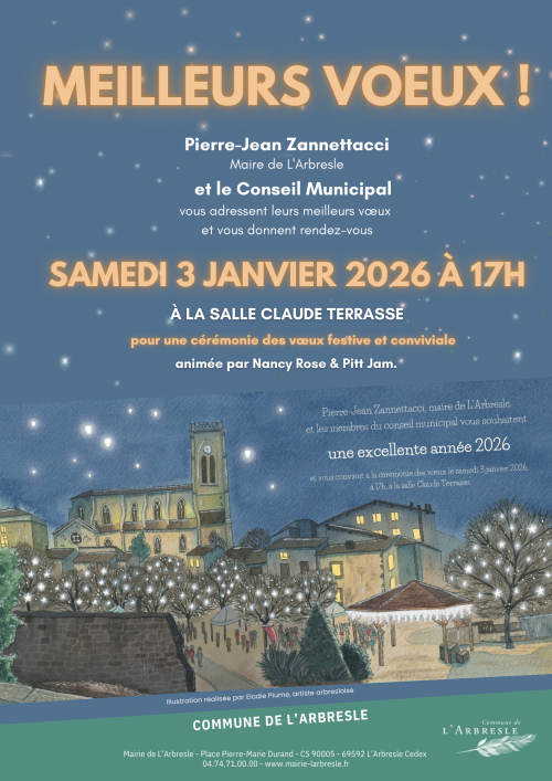 MEILLEURS VŒUX 2026 !